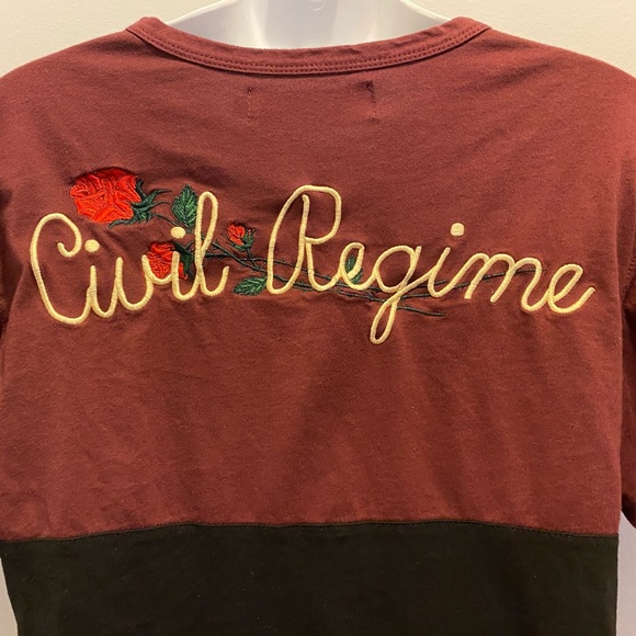 Civil Regime Embroidered 3 Layer BoHo top - Picture 6 of 8